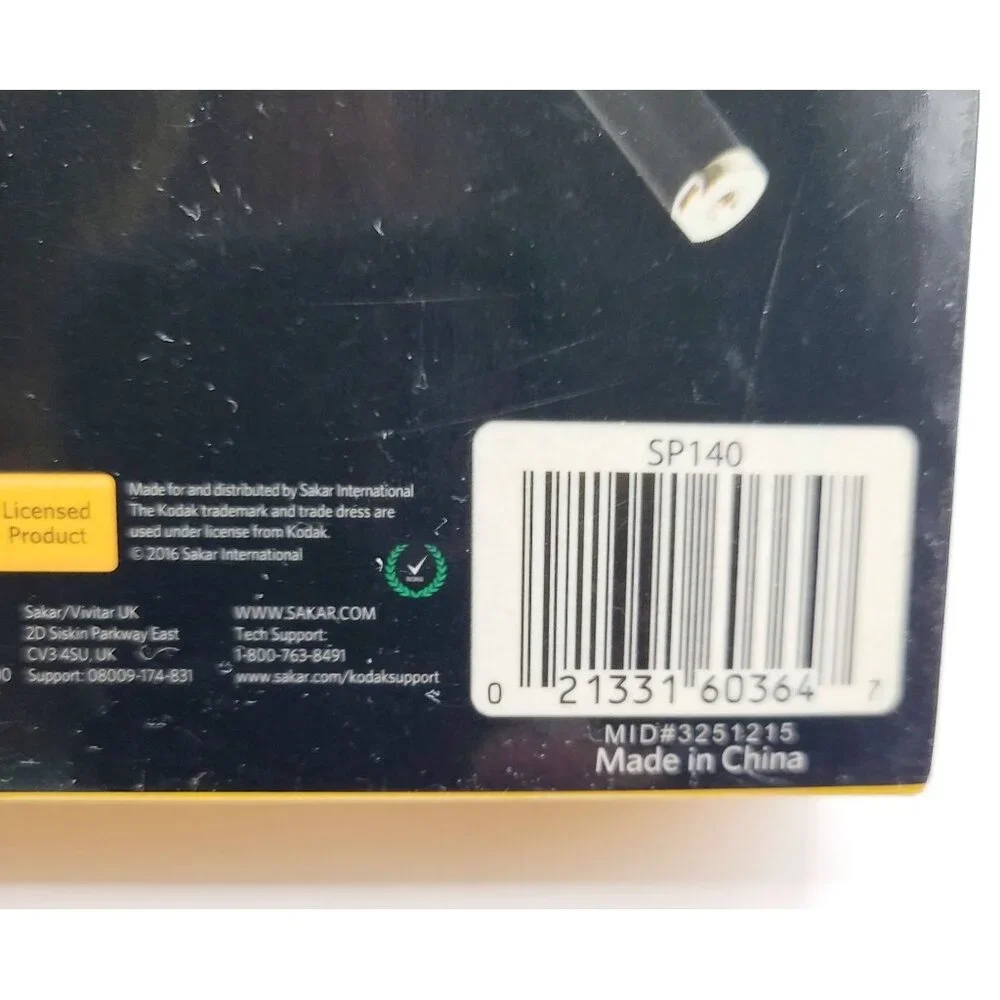 Kodak SP140 Selfie Stick With Wireless Remote Control Compact For Travel 42 Inch